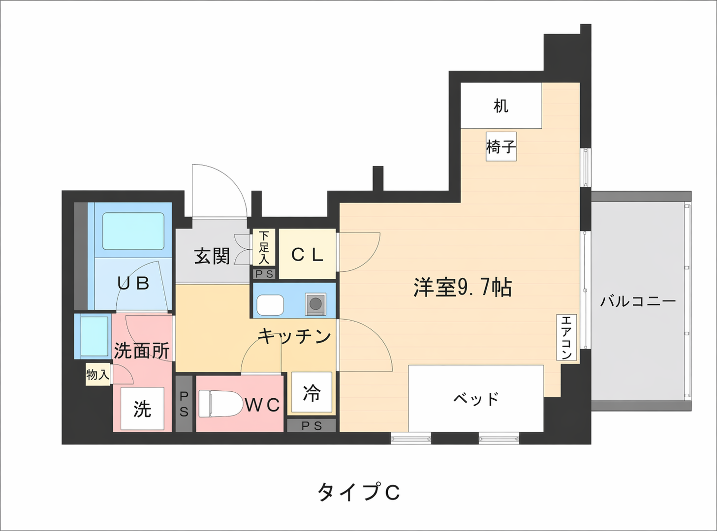 Cタイプ 間取り図